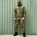 Легкий мужской Костюм Intruder Terra Куртка с капюшоном + Брюки / Полевая Форма зеленый пиксель размер S - изображение 4