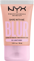 Тональна основа-тінт для обличчя NYX Professional Makeup Bare With Me Blur 03 Light Ivory 30 мл (0800897234287) - зображення 1