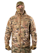 Куртка / ветровка тактическая Softshell multicam софтшелл Мультикам L - изображение 3