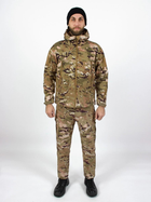 Куртка / ветровка тактическая Softshell multicam софтшелл Мультикам XXL - изображение 5