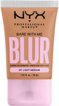 Тональна основа Nyx Professional Makeup Bare With Me Blur Матуюча 09 Light Medium 30 мл (0800897234355)