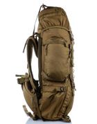 Тактичний туристичний каркасний похідний рюкзак Over Earth на 80 літрів coyote - зображення 4