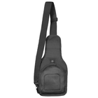 Тактична універсальна однолямкова сумка Camotec Adapt Чорна - зображення 3