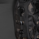 Тактическая универсальная однолямочная сумка Camotec Adapt Multicam Black - изображение 7