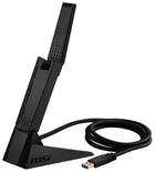 Wi-Fi adapter MSI AXE5400 Wi-Fi 6E USB Czarny (GUAXE54) - obraz 4