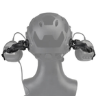 Кріплення для активних навушників на каску, шолом Fast чебурашка Wosport HD-ACC-08 Black - зображення 5