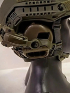 Крепление для активных наушников на каску, шлем Fast чебурашка Wosport HD-ACC-08 Olive - изображение 10