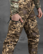 Тактические штаны софтшел пиксель region Вт7619 L - изображение 5