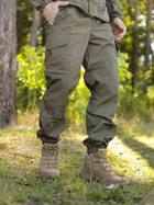 Тактичний літній чоловічий костюм горка Ріп-Стоп куртка та штани Olive 56 - зображення 9