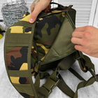 Однолямковий рюкзак 15 л з кріпленням Molle / Вологозахищена нагрудна сумка мультикам - зображення 6
