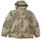 Мужская зимняя куртка с утеплителем эко-пух / Влагозащищенный Бушлат Level 7 с мембранной пиксель размер XL - изображение 1