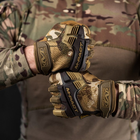 Защитные рукавицы из синтетической кожи / Перчатки "M-PACT" с вставками TrekDry мультикам размер L - изображение 4
