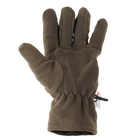 Зимові флісові рукавиці з підкладкою Thinsulate олива розмір L - зображення 3