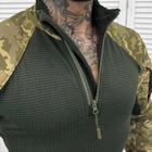 Чоловічий Флісовий Убакс з вафельною текстурою / Утеплена сорочка піксель розмір XL - зображення 4