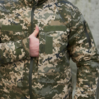Мужская зимняя куртка Rip-Stop с синтепоновым утеплителем / Влагозащищенный бушлат до -15 ⁰C пиксель размер S - изображение 5