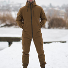 Чоловічий Комплект Куртка Softshell + Штани на флісі / Костюм Intruder койот розмір S - зображення 1