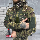 Демісезонна чоловіча Куртка Softshell на флісі з Капюшоном та Липучками під шеврони мультикам розмір 2XL - зображення 3
