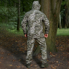 Демисезонная мужская Куртка Softshell на флисе с Капюшоном и Липучками под шевроны пиксель размер XL - изображение 4