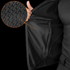 Водоотталкивающая Мужская Флисовая кофта Paladin / Плотная Флиска Черная размер 3XL(56) - изображение 6