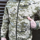 Мужская куртка Soft Shell до -5°C пиксель размер XL - изображение 4
