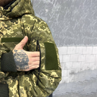 Чоловіча зимова куртка "Logos-Tac" з хутром шиншили / Теплий верхній одяг Rip-Stop піксель розмір 2XL - зображення 7