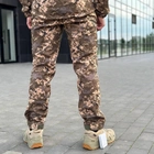 Мужские зимние брюки Softshell / Влагозащищенные штаны на флисе "B&L" пиксель размер XL - изображение 5