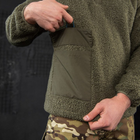 Чоловічий светр на хутрі "Extra Lamb" олива розмір M - зображення 7