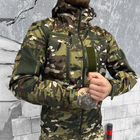 Демісезонна чоловіча Куртка Softshell на флісі з Капюшоном та Липучками під шеврони мультикам розмір 3XL - зображення 2