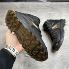 Чоловічі зимові черевики з вовняною підкладкою / Берці Salomon S-3 із щільної шкіри чорні розмір 42 - зображення 6