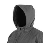 Мужская зимняя куртка "Helikon-Tex Level 7" Rip-stop с утеплителем Climashield Apex серая размер L - изображение 3