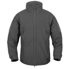 Мужская зимняя куртка "Helikon-Tex Level 7" Rip-stop с утеплителем Climashield Apex серая размер M - изображение 2