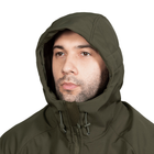 Чоловічий костюм Подовжена Куртка + Штани на флісі / Демісезонний Комплект SoftShell олива розмір 2XL - зображення 8