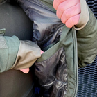 Мужская зимняя куртка "Call Dragon" Rip-Stop с подкладкой Omni-Heat олива размер 2XL - изображение 5