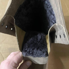 Зимние кожаные Берцы с меховой подкладкой койот размер 38 - изображение 5