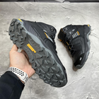 Мужские зимние ботинки с шерстяной подкладкой / Кожаные берцы Salomon S-3 чёрно-жёлтые размер 40 - изображение 7
