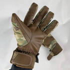 Зимние Перчатки кожаные с сенсорными вставками мультикам размер XL - изображение 3