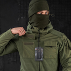 Мужская флисовая Куртка с вставками Softshell олива размер XL - изображение 6