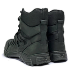 Зимние Кожаные Берцы "Crazy Air-Tex" / Ботинки с вставками Cordura чёрные размер 43 - изображение 4
