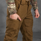 Мужские Брюки "Leon" Softshell с карманами на молниях койот размер XS - изображение 4