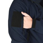 Мужской костюм Удлиненная Куртка + Брюки на флисе / Демисезонный Комплект SoftShell 2.0 темно-синий размер S - изображение 8