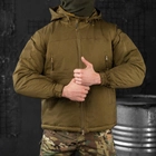 Чоловіча зимова Куртка "Alpha" з утеплювачем G-Loft до -20℃ койот розмір L - зображення 5
