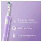 Elektryczna szczoteczka do zębów Oral-b Braun Vitality Pro Lilac (4210201432340) - obraz 3