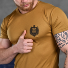 Потовідвідна чоловіча футболка Odin coolmax з принтом "Вірний назавжди" койот розмір XL - зображення 6
