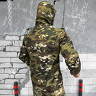 Демісезонна чоловіча Куртка Softshell на флісі з Капюшоном та Липучками під шеврони мультикам розмір XL - зображення 7