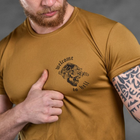 Потовідвідна чоловіча футболка Odin coolmax з принтом "Welcome" койот розмір M - зображення 6