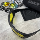 Защитные баллистические очки с 4-мя сменными линзами и чехлом размер универсальный - изображение 6
