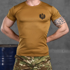 Потоотводящая мужская футболка Odin coolmax с принтом "Верный навсегда" койот размер M - изображение 1