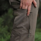 Чоловічі вологозахищені штани з кишенями олива розмір M - зображення 7