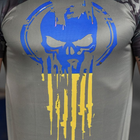 Потовідвідна чоловіча футболка з принтом "Punisher" Coolmax мультикам розмір XL - зображення 6