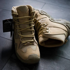 Мужские демисезонные Ботинки Vogel Tactical с мембраной / Водонепроницаемые кожаные Берцы койот размер 43 - изображение 8